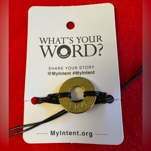 NWT - My Intent bracelet - What’s Your Word? “Love”